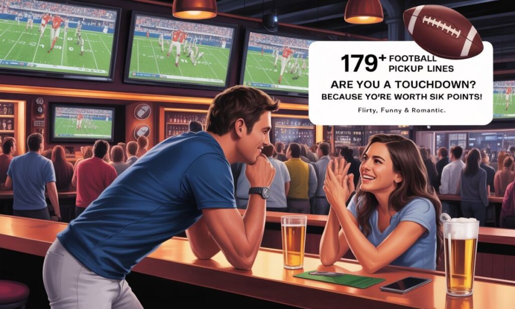 179+ Football Pickup Lines & Rizz - Flirty, Funny and Romantic