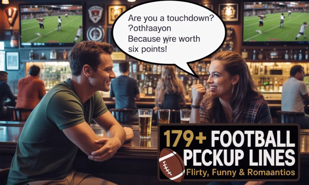 179+ Football Pickup Lines & Rizz - Flirty, Funny and Romantic