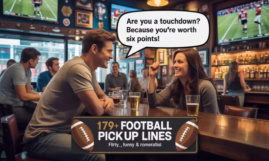 179+ Football Pickup Lines & Rizz - Flirty, Funny and Romantic