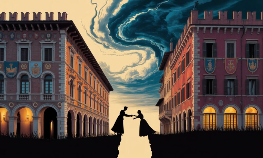How Do The Montague And Capulet Families Contribute To The Catastrophe In Romeo And Juliet?