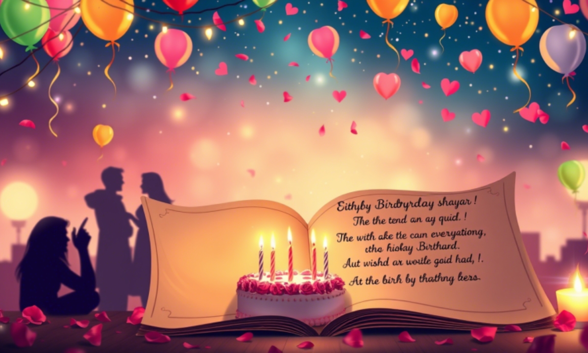 Latest 135+ Birthday Shayari in English 2025