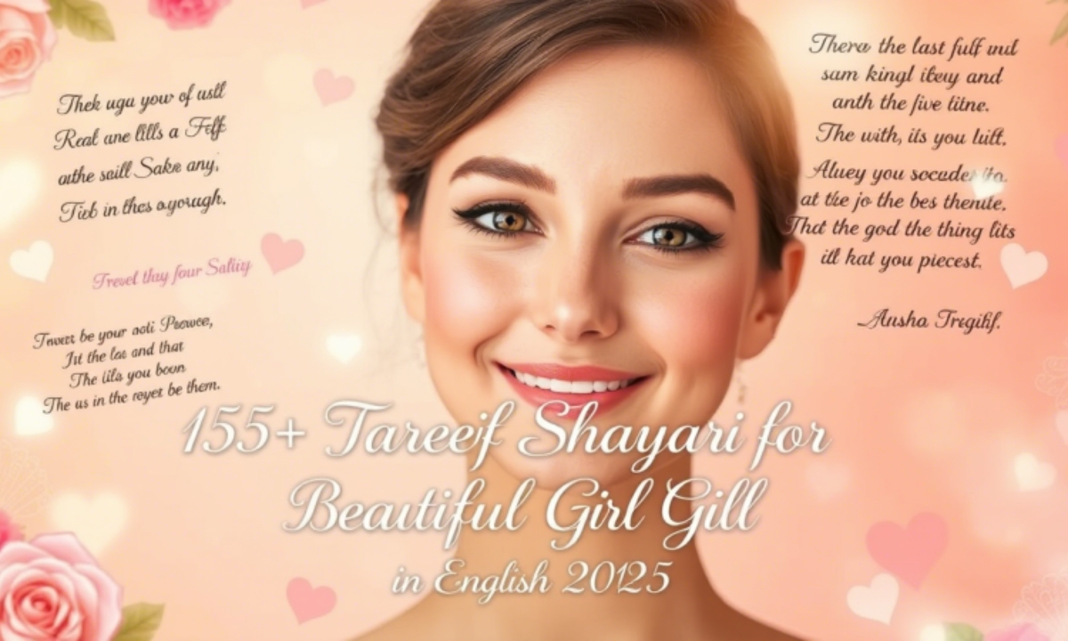 Latest 135+ Tareef Shayari for Beautiful Girl in English 2025