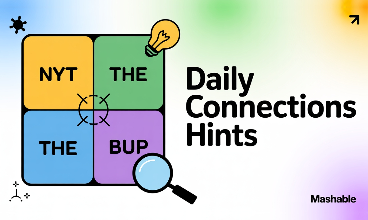Mashable Connection Hint Today– Daily Hints & Answers